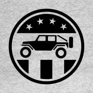 Patriotic Off Road 4wd Logo T-Shirt